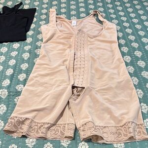 Amazon Women's Lace Shapewear Bodysuit - Tan